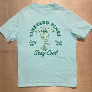 Vineyard Vines Aqua Graphic Tee